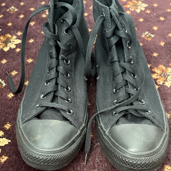 Converse Black High-Top Men's Sneakers - Picture 2 of 5